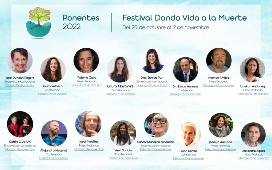 presentación de ponentes para la iii edición del festival dando vida a la muerte